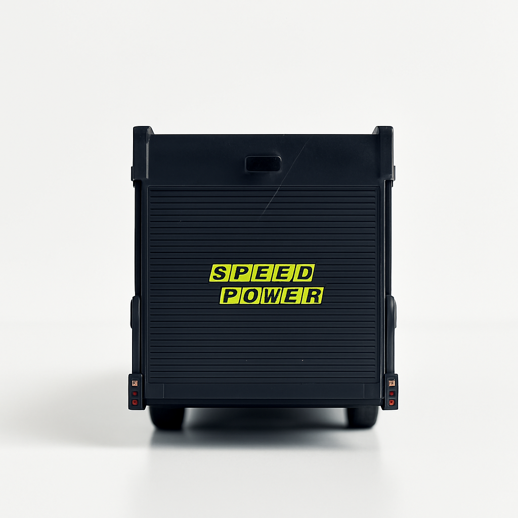Diecast transport truck- Black