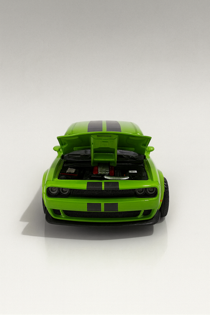 Metal Diecast Car Model-fluorescent green