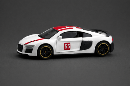 Audi R8 1:43 scale diecast model.