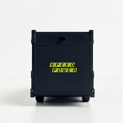 Diecast transport truck- Black