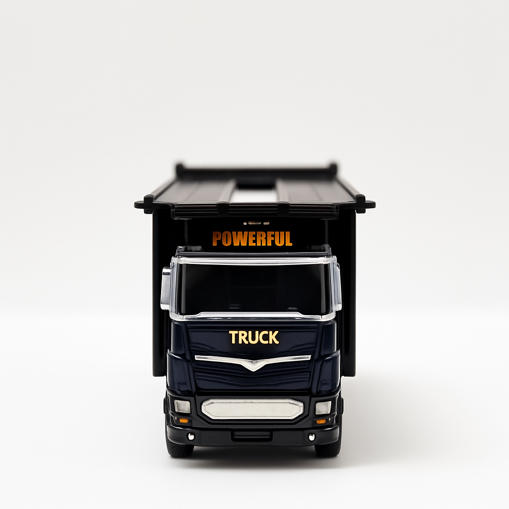 Diecast transport truck- Black