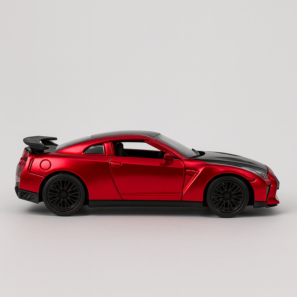 Metal Diecast Car Model-Red