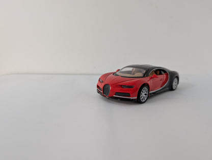 Bugatti Chiron 1:46 scale diecast model.