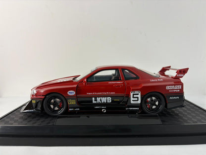Nissan LB-ER34 Super Silhouette Skyline. 1:24 scale.