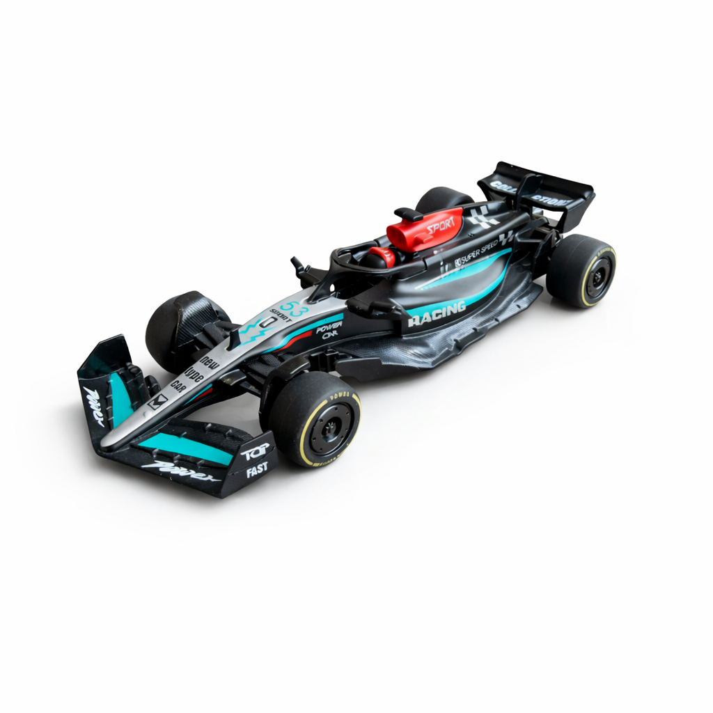 Formula 1 scale model cars.
