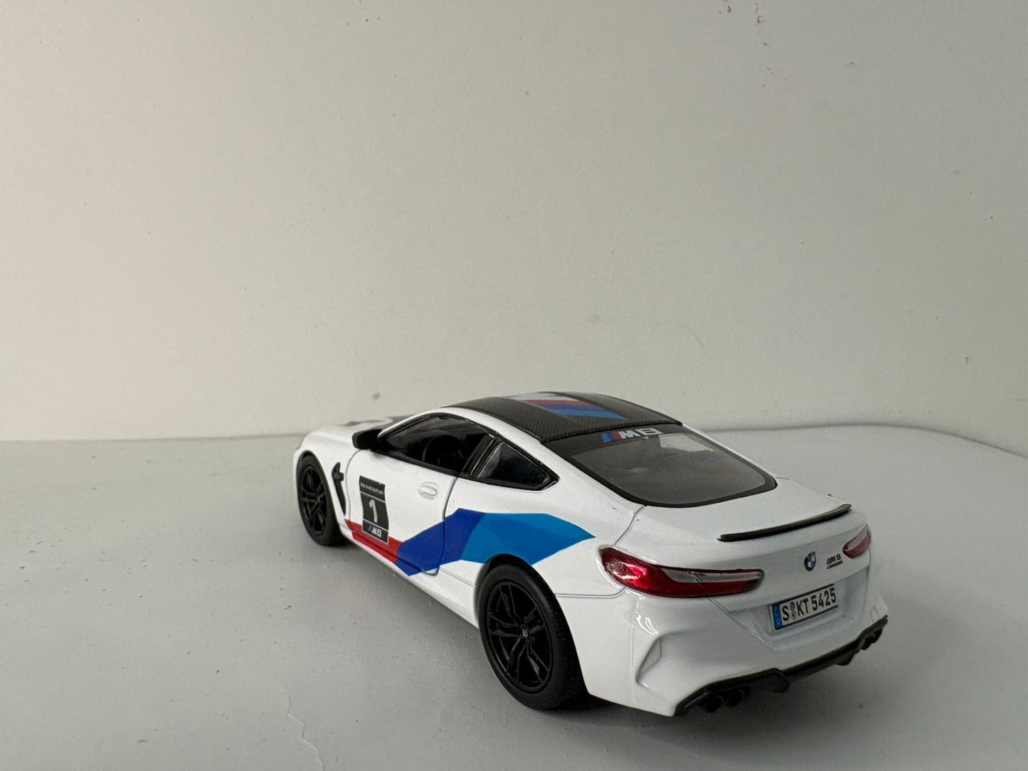 Kinsmart 1:38 scale BMW M8 Competition Coupe.
