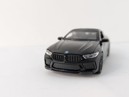 BMW M8 Competition Coupe 1:36 scale black.