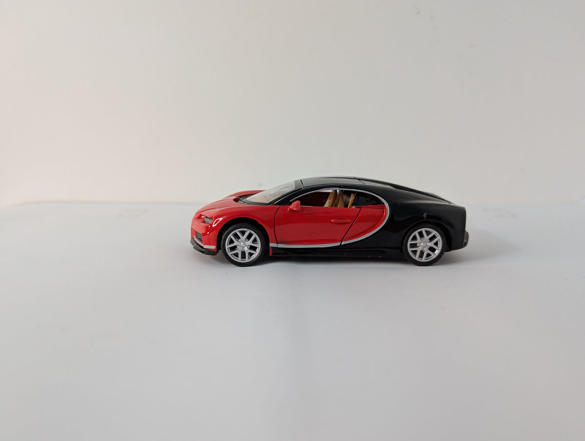Bugatti Chiron 1:46 scale diecast model.